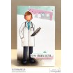 MY FAVORITE DOCTOR rubber stamp